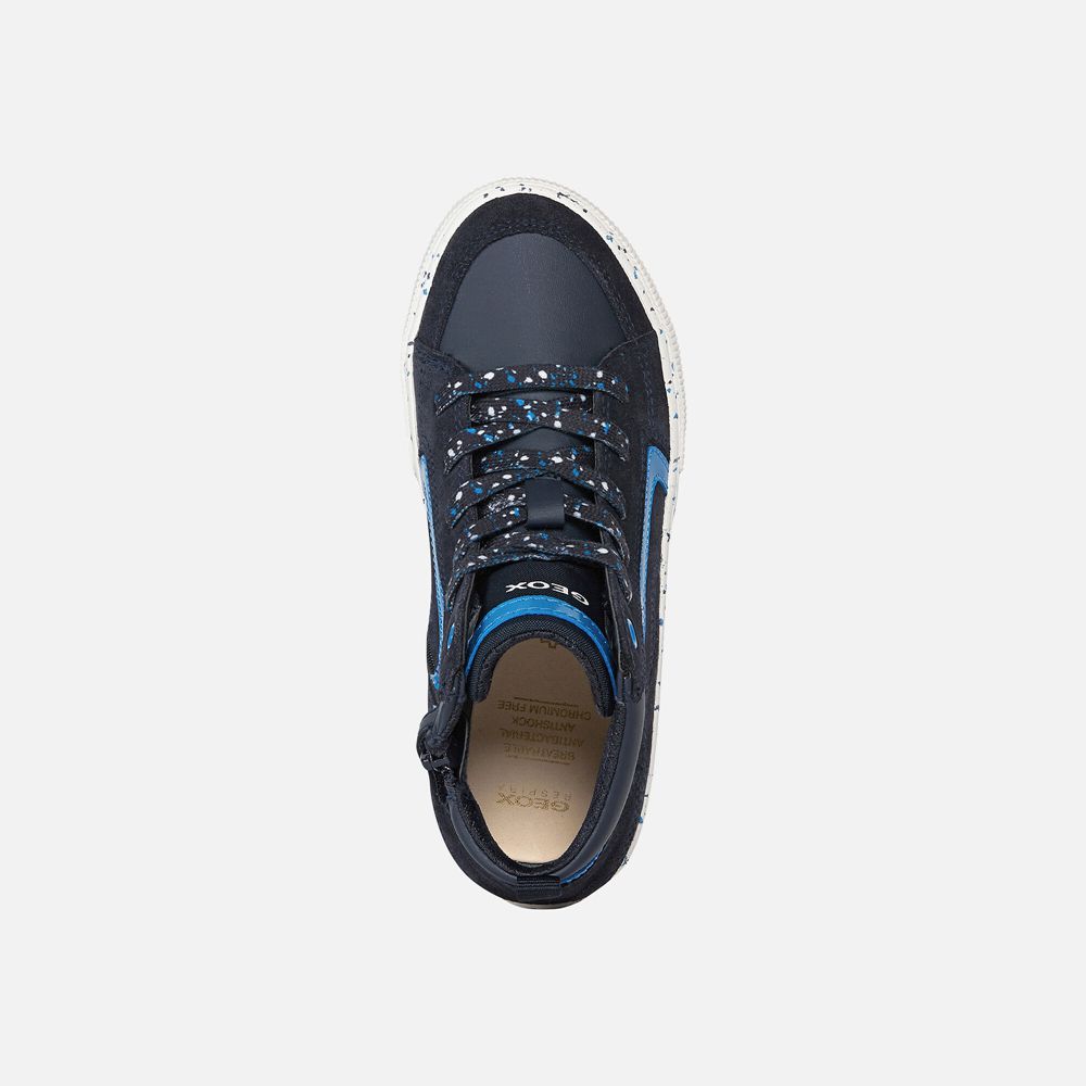 Geox Sneakers Navy Alonisso - Geox Boys Shoes - AYBZEX286